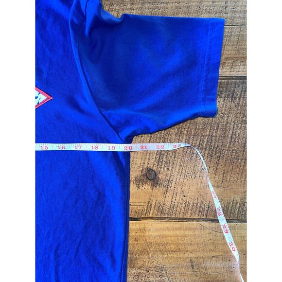 Mens Nike Air Jordan Embroidered Diamond Logo Blue Short Sleeve Tee Size‎ Small - Picture 6 of 6